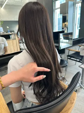 ロング カラー お悩み解決パーマ hana🩰のヘアスタイル