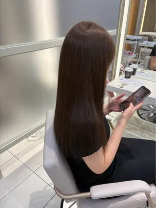 ロング カラー 透明感カラー🌈 sena✨のヘアスタイル