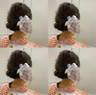 セミロング ヘアアレンジ 髪質改善period.所属・いしかわまい🎀 髪質改善特価サロンのヘアスタイル