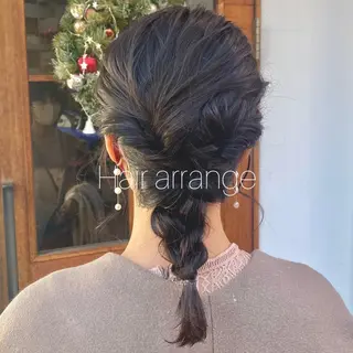 ロング ヘアアレンジ 𓅰なかがわ ふみな𓅯のヘアスタイル