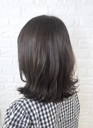 ミディアム 縮毛矯正/髪質改善 主税巧一のヘアスタイル