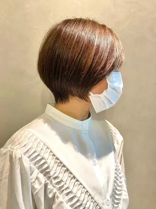 ショート カラー 🍃ショートヘア🍃 北林春樹のヘアスタイル