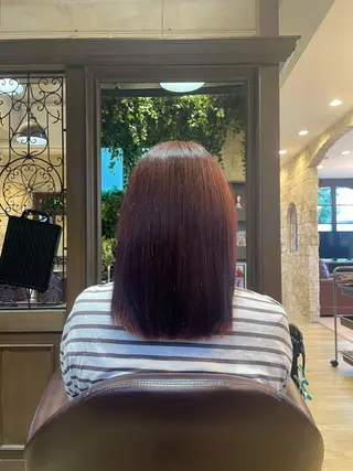 セミロング カラー ルリアン所属・スタイリスト 🌸Manami🌸のヘアスタイル