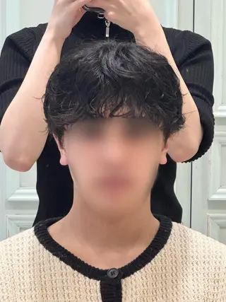 パーマ メンズ 【𝐀𝐬𝐡-池袋 】ひな 🎀💭のヘアスタイル