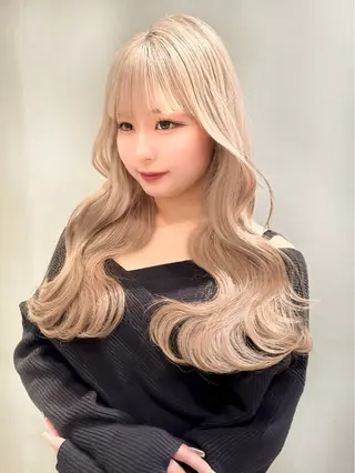 ロング 🥇KEN /レイヤー/艶カラーのヘアスタイル