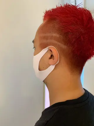 カラー メンズ ハイトーンカラー🩵 耳ツボジュエリー👂のその他イメージ