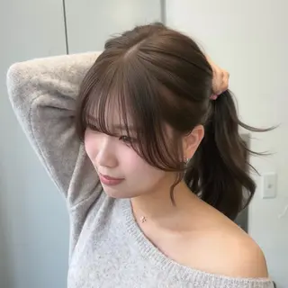 セミロング 🌟期間限定メニュー あり🌟萌歌のヘアスタイル