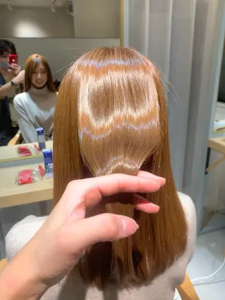 ミディアム ✨髪質改善　美髪✨ 縮毛　井上 大誠のヘアスタイル