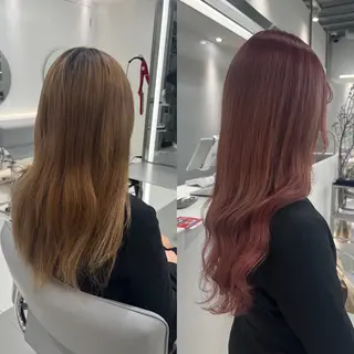 ロング カラー ヘアアレンジ ar+ ❤︎ maiのヘアスタイル