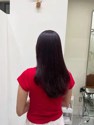 ロング カラー COQOO ORGANIC所属・三宅 瑠偉のヘアスタイル