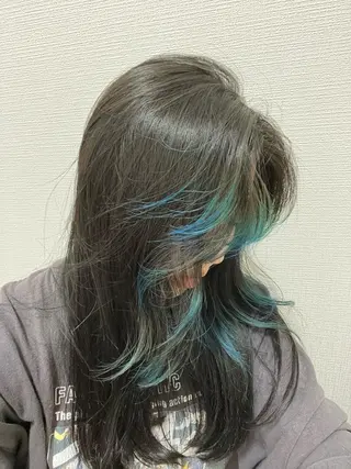 ロング カラー 韓国hair ·͜· watanabeのヘアスタイル