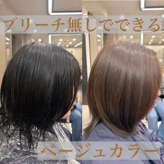 ミディアム カラー HARUKI MINATO Japan 大宮店所属・縮毛矯正/ 髪質改善/石橋 魅仁のヘアスタイル