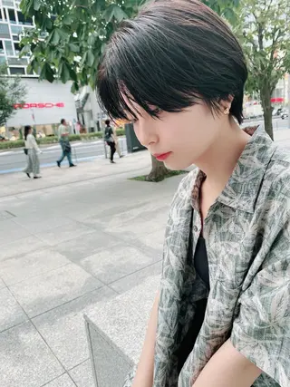 ショート カラー ヘアアレンジ 【代表】 たき〜のヘアスタイル