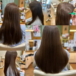 ロング パーマ 神谷 千明のヘアスタイル