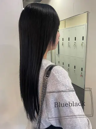 ロング カラー ハイトーン/パーソナ ルカラー診断・ユキノのヘアスタイル