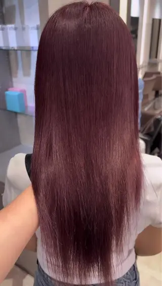 ロング カラー ミルクティー/ピンク /ブロンド 咲良のヘアスタイル