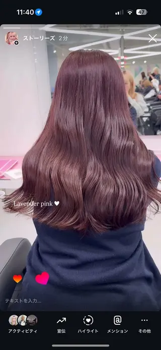 カラー akari🎀🤍 ガーリーstyleのヘアスタイル