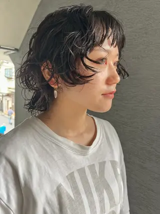 ショート ハイトーンNo.1✨ パーマ✨イマイタツヤのヘアスタイル