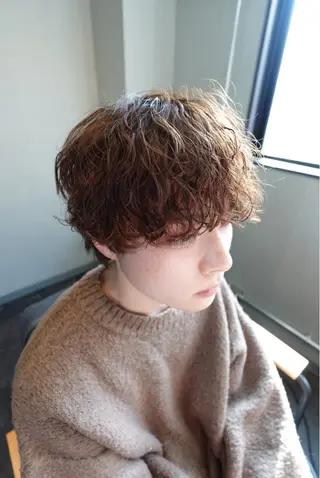 パーマ メンズ メンズパーマ専門店 【店長】⚜️イチカワのヘアスタイル