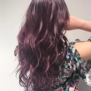 ロング カラー ヘアアレンジ Zina渋谷エリア マネージャShionのヘアスタイル