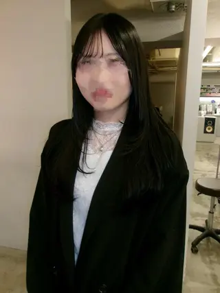 カラー 長谷川 結奈のヘアスタイル