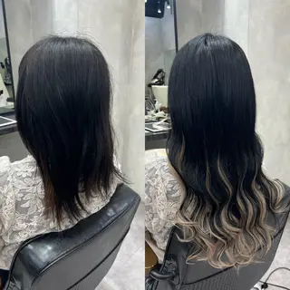 ロング カラー ヘアアレンジ ar+ ❤︎ maiのヘアスタイル