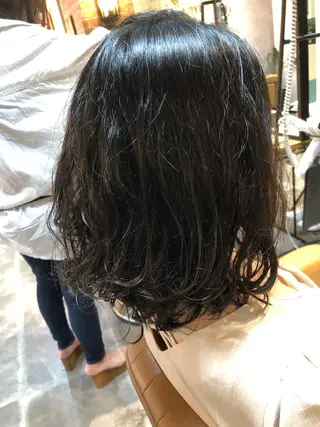 ミディアム 髪質改善縮毛矯正 リピートNo.1米倉のヘアスタイル