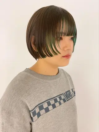 ショート カラー haru/レイヤー/ ウルフのヘアスタイル