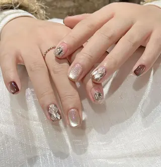 ネイル RAFFINE haru🦋🩵のネイルデザイン