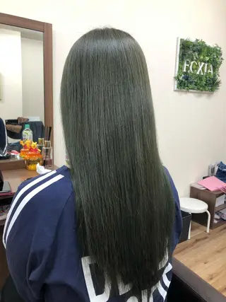 セミロング パーマ ヘアセットサロン 🎀ECXIAのヘアスタイル