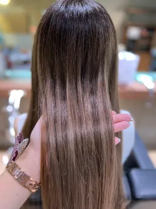 ミディアム メンズ ヘアアレンジ カラー 韓国ヘア❌艶髪🫧羽 🪽エク人気No1◎のヘアスタイル