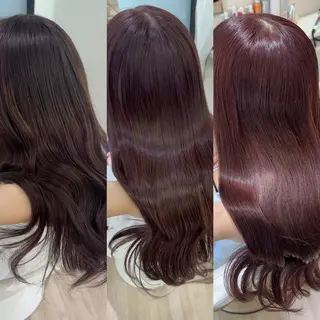 ロング カラー ParveMix 岡本えりかのヘアスタイル