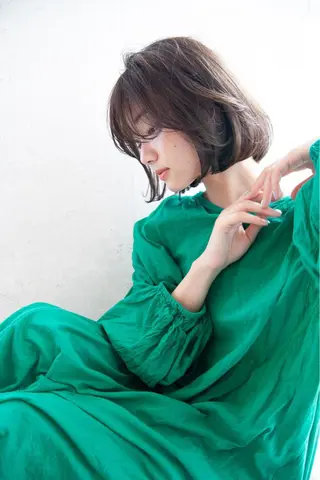 ミディアム カラー 💘透明感カラー💘 沖本 将宏のヘアスタイル