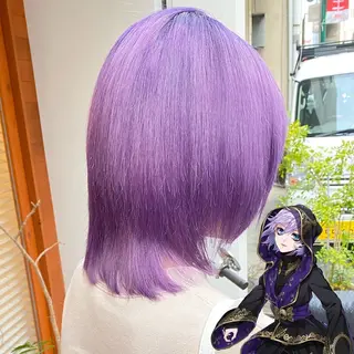 ロング カラー メンズ キッズ 熊谷ウルフ・レイヤー あゆむのヘアスタイル