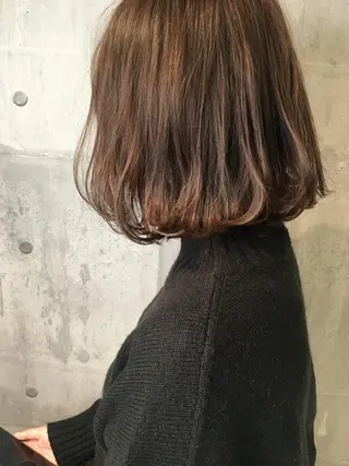 ショート カラー 髪質改善ｶﾗｰ ｹｱﾌﾞﾘｰﾁ/ﾀﾑのヘアスタイル