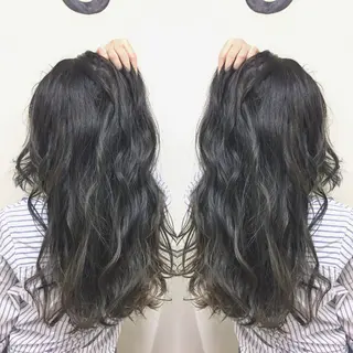 セミロング カラー ヘアアレンジ メンズ キッズ ネイル マツエク・マツパ AUBE HAIRazul吉祥寺所属・綺麗な髪質にしたい方 限定🌈清水 祥のヘアスタイル