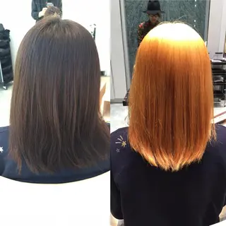 ショート ミディアム セミロング ロング カラー Re:ta KANZOのヘアスタイル