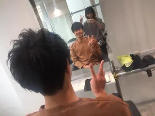 メンズ BABY 艶髪暗髪ヘア💖達人のヘアスタイル