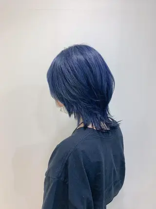 ミディアム カラー 縮毛矯正/髪質改善 /韓国風　山川春輝のヘアスタイル