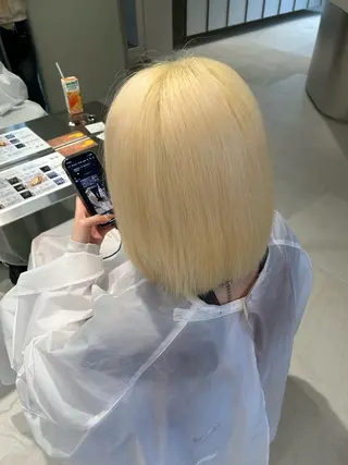 ショート カラー keen 立川のヘアスタイル