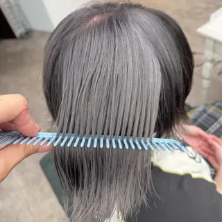 セミロング カラー JUNSHIN🦋 ヘアセット／カラーのヘアスタイル