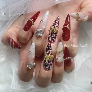 ネイル momo 長さだしのネイルデザイン