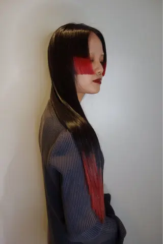 ロング カラー HEIMER ミカド　サトル△のヘアスタイル