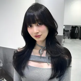 ロング カラー GO TODAY 原宿Verno店所属・韓国系支持率No.1 レイヤー特化/きょうのヘアスタイル