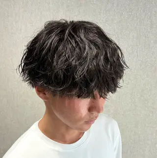 ショート パーマ メンズ 【メンズ特化】 池田大成✂︎のヘアスタイル