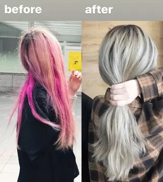 ロング カラー テトネ タカシのヘアスタイル