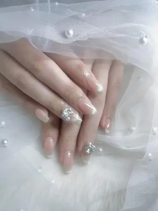 ネイル KOKOA💟キラキ ラネイル✨難波すぐのネイルデザイン