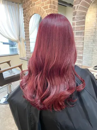 ロング カラー ACROあべの店所属・艶カラー/インナー /グラデ/大西小百合のヘアスタイル