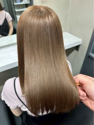 ロング 顔周りカット/ 髪質改善/kazuのヘアスタイル