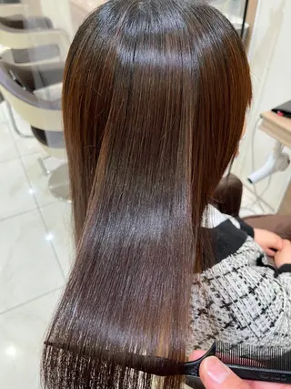 セミロング カラー ヘアアレンジ メンズカット/ 艶カラー🫧noaのヘアスタイル